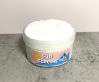 Thick and Glossy Slime, Sunscreen