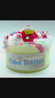 DIY Cloud Cream Slime, Cake Batter