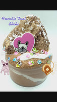 Snow Fizz, Frenchie Toast Sticks DIY Slime