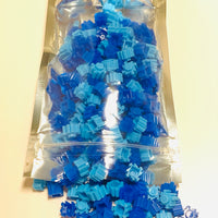 Multi-Colored Block Bead, Mini Bags