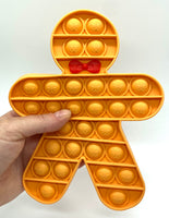 gingerbread man pop it
