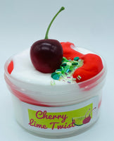 diy cherry lime slime