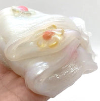 Iridescent Clear Slime, Coconut Milk Bath Slime