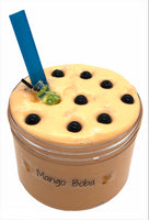Thick and Glossy Slime, Mango Boba