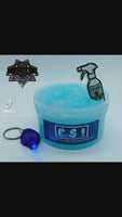 6 oz CSI, Glowing Clear Slime