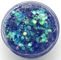6 oz Dew Drop, Clear  Glitter Slime