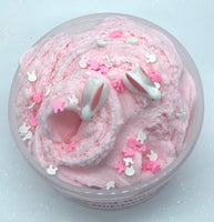 6 oz Cloud Dough Slime, Fuzzy Bunny Slippers