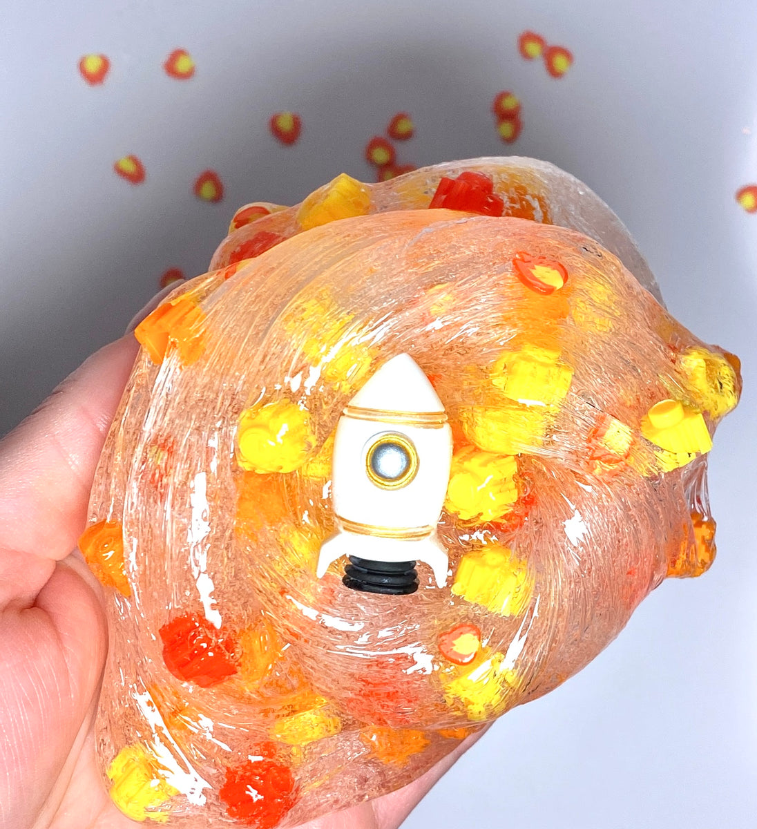 Rocket Launch, Block Bead, Clear Slime | Lemons and Slimes