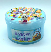 6 oz Thick and Glossy Slime, Easter Basket