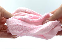 6 oz Cloud Dough Slime, Fuzzy Bunny Slippers