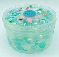 6 oz Turtle Cove Slime, Clear Slime, Unscented