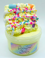 DIY Butter Fizz Slime,  Rainbow Crispy
