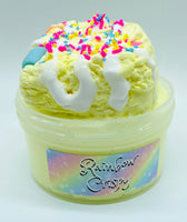 DIY Butter Fizz Slime,  Rainbow Crispy
