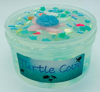 6 oz Turtle Cove Slime, Clear Slime, Unscented