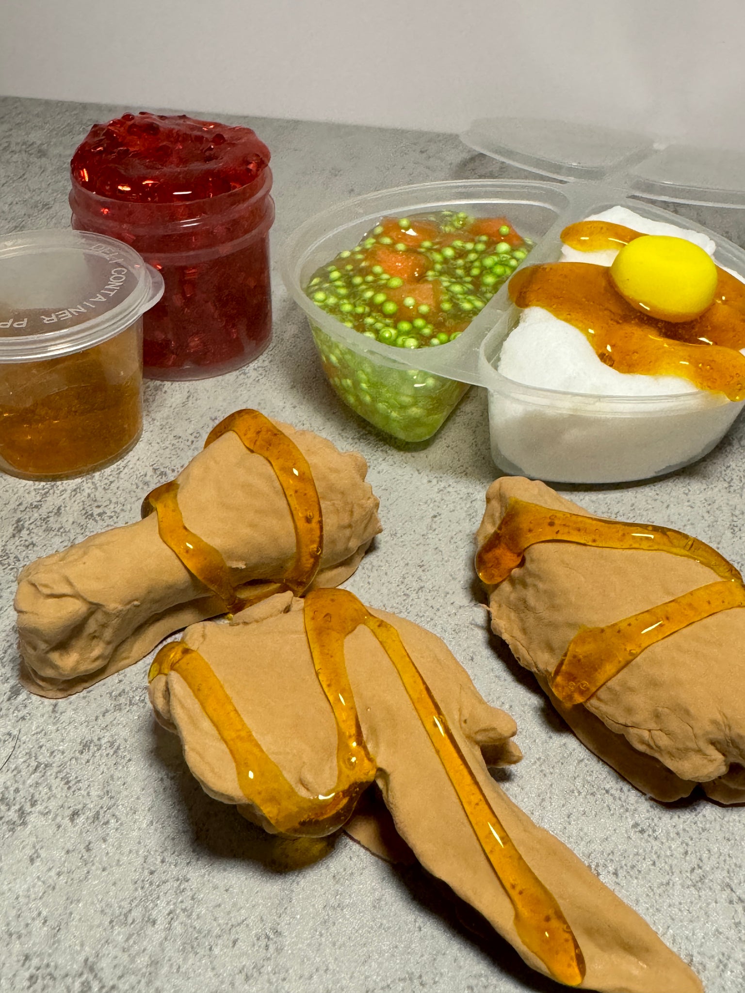 TV Dinner Fried Chicken Slime Kit