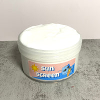 Thick and Glossy Slime, Sunscreen