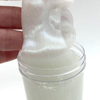 Iridescent Clear Slime, Coconut Milk Bath Slime