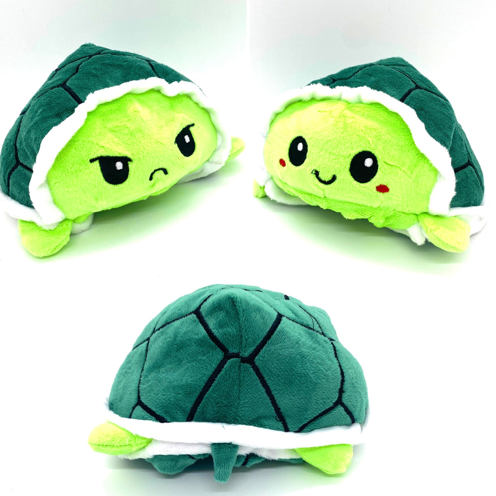Reversible Turtle Plush Toy