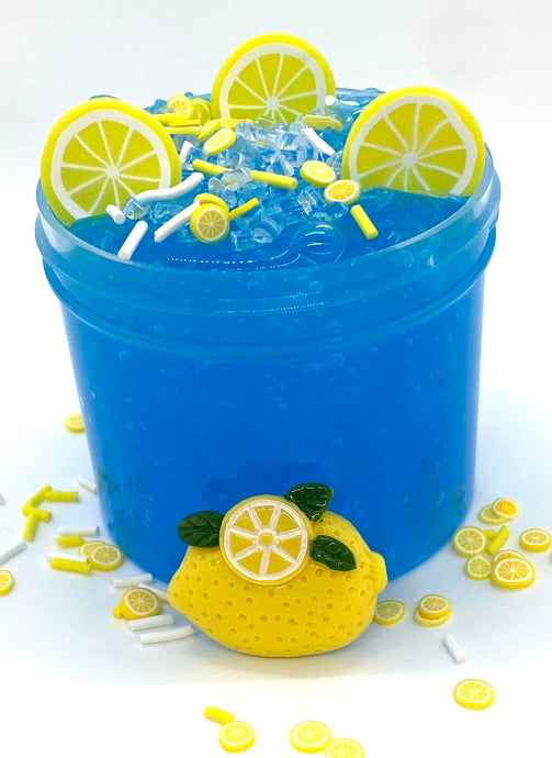 blue lemonade punch slime