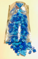 
              Multi-Colored Block Bead, Mini Bags
            