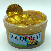 6 oz Pot of Gold, Clear Slime