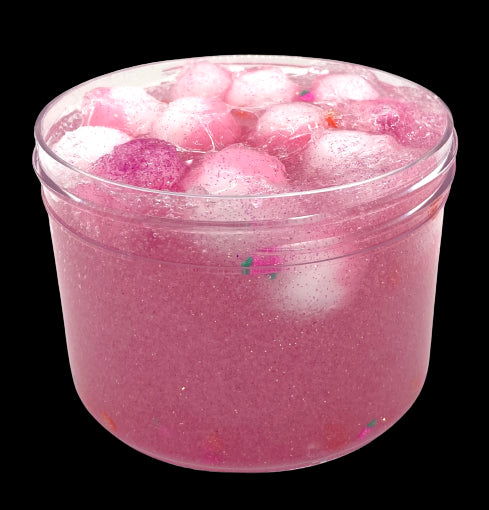 Clear Slime axolotl SCENTED Stretchy Glitter Slime 