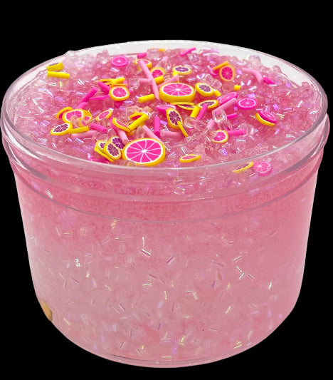 Pink Crunchy Floam Slime scented Slime Crunchy Slime
