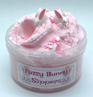 
              6 oz Cloud Dough Slime, Fuzzy Bunny Slippers
            